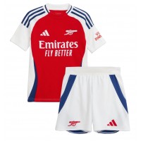 Maglie da calcio Arsenal Ben White #4 Prima Maglia Bambino 2024-25 Manica Corta (+ Pantaloni corti)